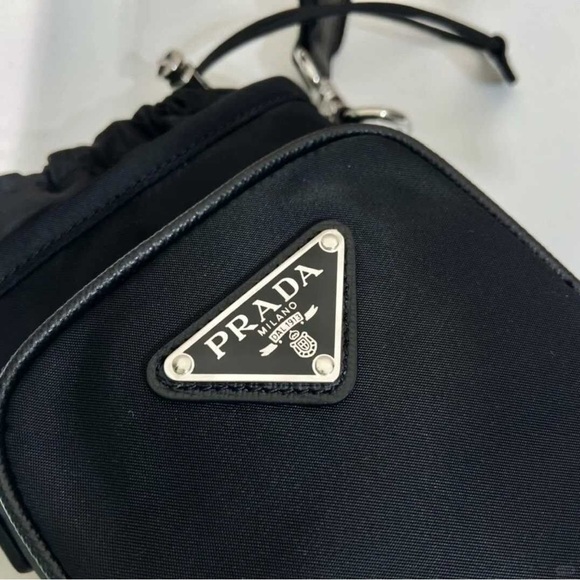 Prada Black Messenger Bag for Men - Picture 3 of 6